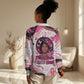 African American Breast Cancer Awareness Queen Women Casual Shirt Pink Ribbon Floral Butterfly Boxing Gloves Warrior Art