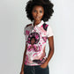 African American Breast Cancer Awareness Queen Women Polo Shirt Pink Ribbon Floral Butterfly Boxing Gloves Warrior Art