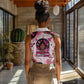 African American Breast Cancer Awareness Queen Women Sleeveless Polo Shirt Pink Ribbon Floral Butterfly Boxing Gloves Warrior Art