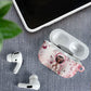 African American Breast Cancer Warrior Black Queen AirPods Case Floral Pink Ribbon Watercolor Butterfly Hope Art