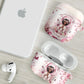 African American Breast Cancer Warrior Black Queen AirPods Case Floral Pink Ribbon Watercolor Butterfly Hope Art