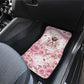 African American Breast Cancer Warrior Black Queen Car Mats Floral Pink Ribbon Watercolor Butterfly Hope Art