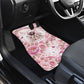 African American Breast Cancer Warrior Black Queen Car Mats Floral Pink Ribbon Watercolor Butterfly Hope Art