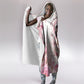 African American Breast Cancer Warrior Black Queen Hooded Blanket Floral Pink Ribbon Watercolor Butterfly Hope Art