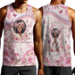 African American Breast Cancer Warrior Black Queen Men Tank Top Floral Pink Ribbon Watercolor Butterfly Hope Art