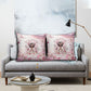 African American Breast Cancer Warrior Black Queen Pillow Cover Floral Pink Ribbon Watercolor Butterfly Hope Art