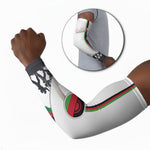 Malawi Independence Day Arm Sleeves Patriotic Flag Design Soldier Silhouette