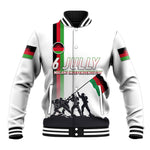 Malawi Independence Day Baseball Jacket Patriotic Flag Design Soldier Silhouette