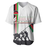 Malawi Independence Day Baseball Jersey Patriotic Flag Design Soldier Silhouette
