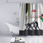 Malawi Independence Day Bathroom Set Patriotic Flag Design Soldier Silhouette