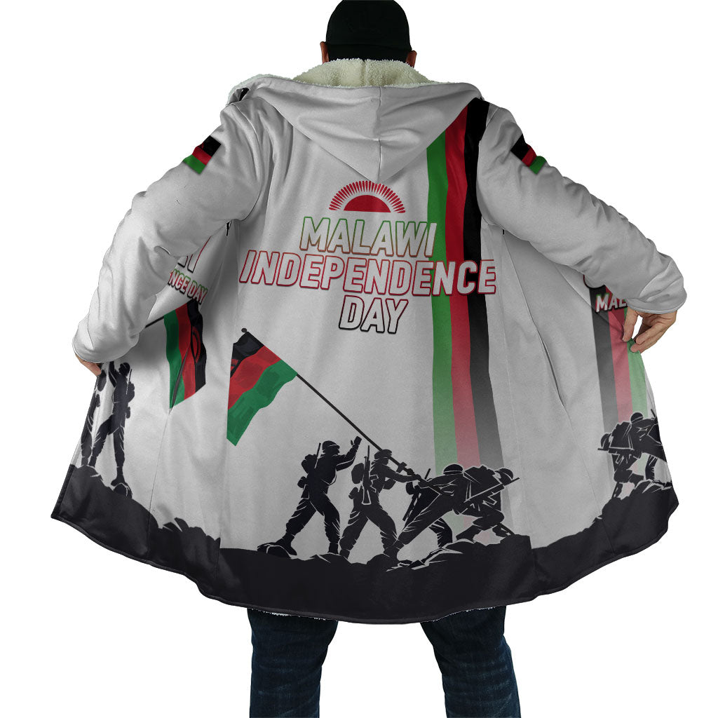 Malawi Independence Day Cloak Patriotic Flag Design Soldier Silhouette