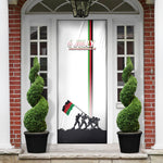Malawi Independence Day Door Cover Patriotic Flag Design Soldier Silhouette