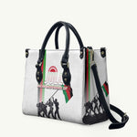 Malawi Independence Day Leather Bag Patriotic Flag Design Soldier Silhouette