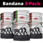 Malawi Independence Day Neck Gaiter Patriotic Flag Design Soldier Silhouette