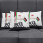 Malawi Independence Day Pillow Cover Patriotic Flag Design Soldier Silhouette