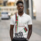 Malawi Independence Day Polo Shirt Patriotic Flag Design Soldier Silhouette