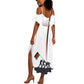 Malawi Independence Day Summer Maxi Dress Patriotic Flag Design Soldier Silhouette