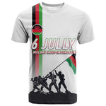 Malawi Independence Day T shirt Patriotic Flag Design Soldier Silhouette