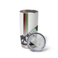 Malawi Independence Day Tumbler Cup Patriotic Flag Design Soldier Silhouette