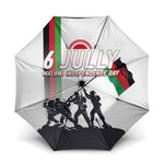 Malawi Independence Day Umbrella Patriotic Flag Design Soldier Silhouette