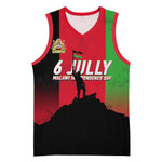 Malawi Independence Day 6 July Basketball Jersey Malawian Flag Grunge Soldier
