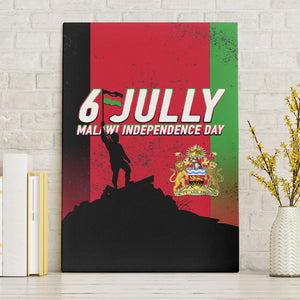 Malawi Independence Day 6 July Canvas Wall Art Malawian Flag Grunge Soldier