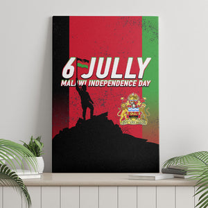Malawi Independence Day 6 July Canvas Wall Art Malawian Flag Grunge Soldier