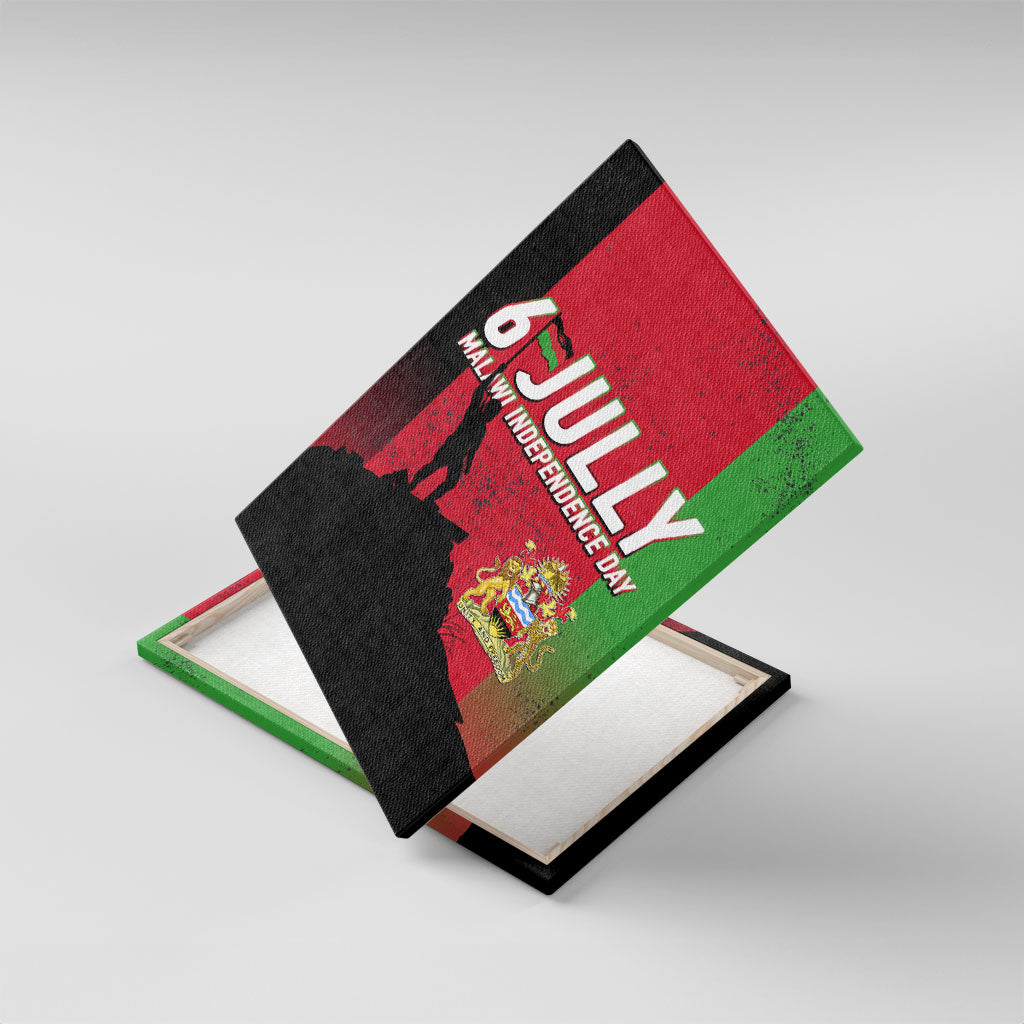 Malawi Independence Day 6 July Canvas Wall Art Malawian Flag Grunge Soldier