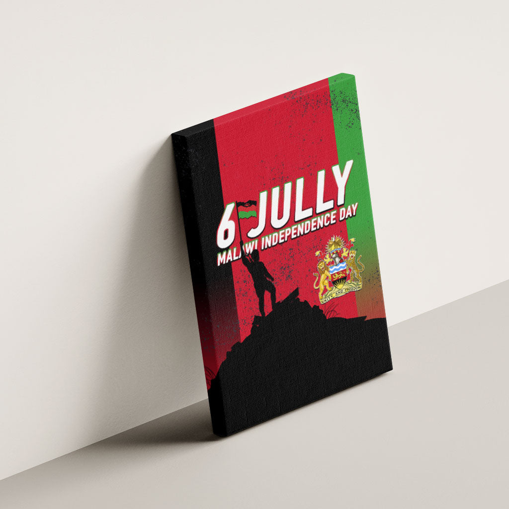 Malawi Independence Day 6 July Canvas Wall Art Malawian Flag Grunge Soldier