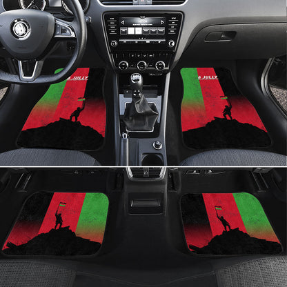 Malawi Independence Day 6 July Car Mats Malawian Flag Grunge Soldier
