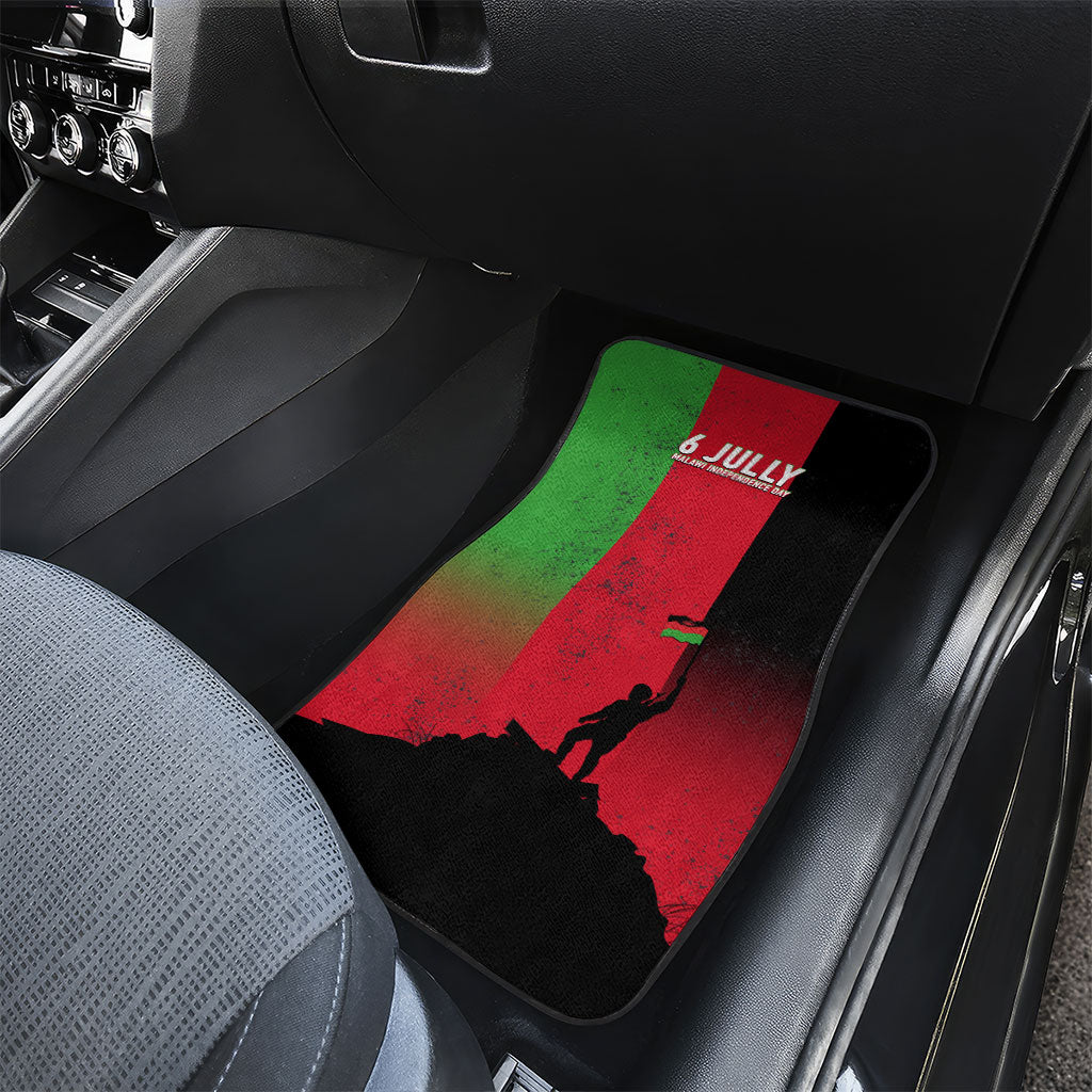Malawi Independence Day 6 July Car Mats Malawian Flag Grunge Soldier