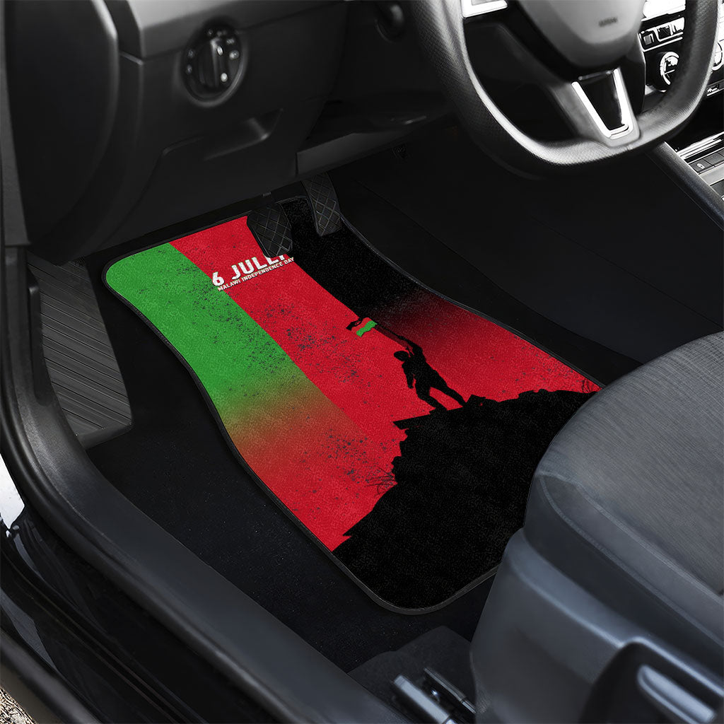 Malawi Independence Day 6 July Car Mats Malawian Flag Grunge Soldier
