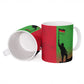 Malawi Independence Day 6 July Ceramic Mug Malawian Flag Grunge Soldier