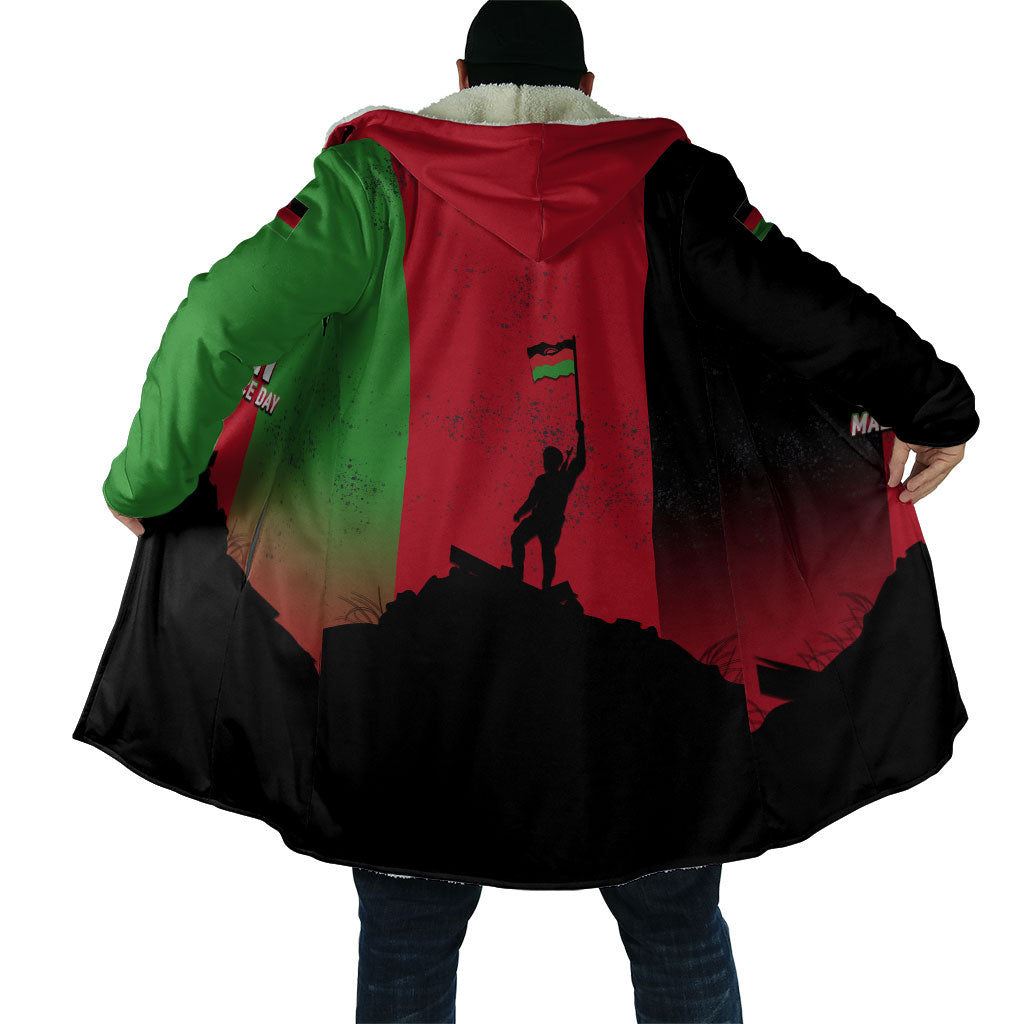 Malawi Independence Day 6 July Cloak Malawian Flag Grunge Soldier