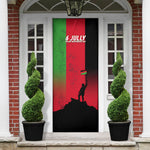 Malawi Independence Day 6 July Door Cover Malawian Flag Grunge Soldier