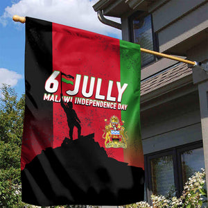 Malawi Independence Day 6 July Garden Flag Malawian Flag Grunge Soldier