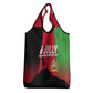 Malawi Independence Day 6 July Grocery Bag Malawian Flag Grunge Soldier