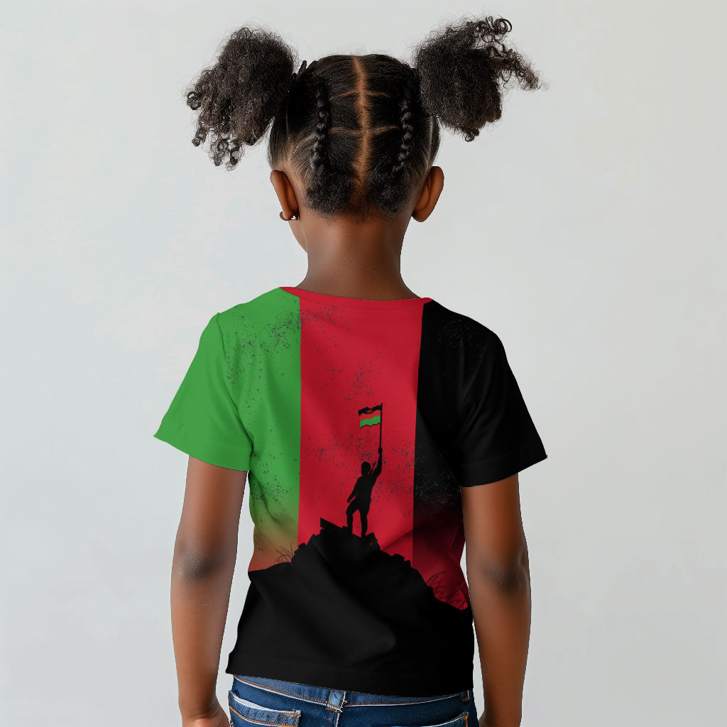 Malawi Independence Day 6 July Kid T shirt Malawian Flag Grunge Soldier