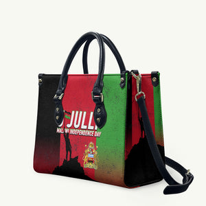 Malawi Independence Day 6 July Leather Bag Malawian Flag Grunge Soldier