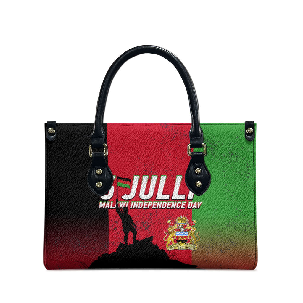 Malawi Independence Day 6 July Leather Bag Malawian Flag Grunge Soldier