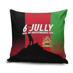Malawi Independence Day 6 July Pillow Cover Malawian Flag Grunge Soldier