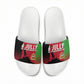 Malawi Independence Day 6 July Slide Sandals Malawian Flag Grunge Soldier