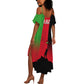 Malawi Independence Day 6 July Summer Maxi Dress Malawian Flag Grunge Soldier
