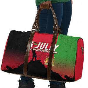 Malawi Independence Day 6 July Travel Bag Malawian Flag Grunge Soldier