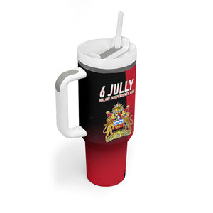 Malawi Independence Day 6 July Tumbler With Handle Malawian Flag Grunge Soldier