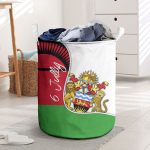 Malawi Independence Day 6 July Laundry Basket Malawian Coat Of Arms Flag Ribbon