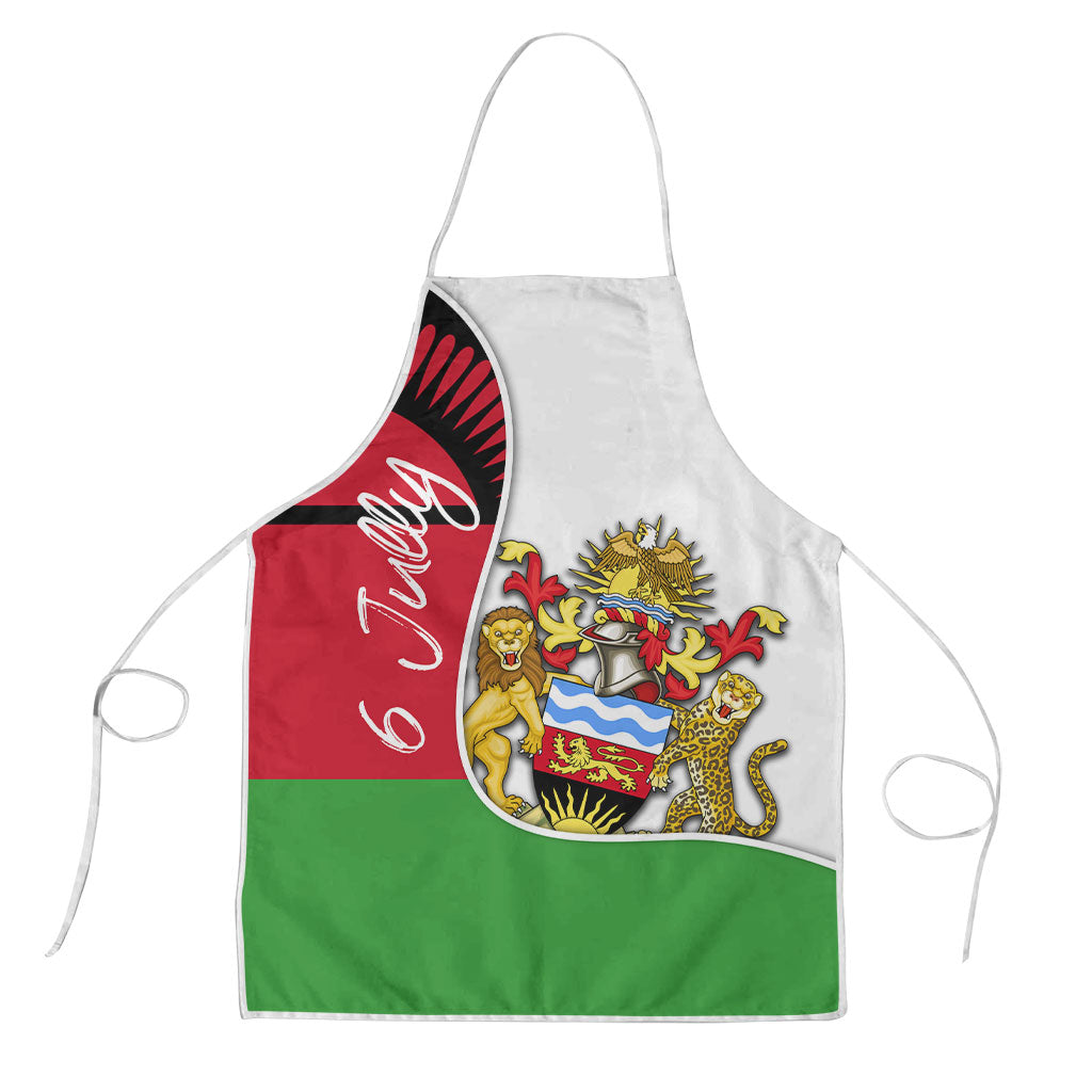 Malawi Independence Day 6 July Apron Malawian Coat Of Arms Flag Ribbon