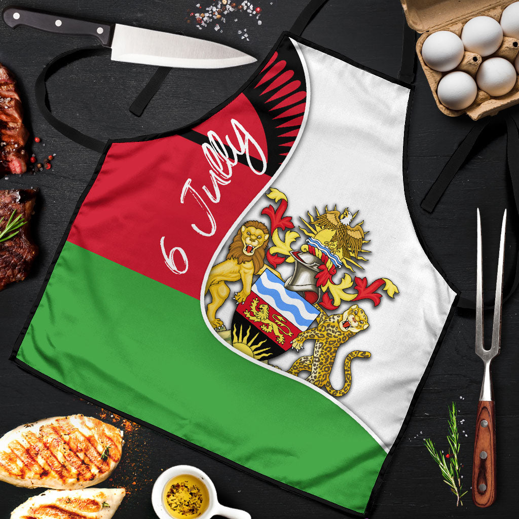 Malawi Independence Day 6 July Apron Malawian Coat Of Arms Flag Ribbon