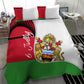 Malawi Independence Day 6 July Bedding Set Malawian Coat Of Arms Flag Ribbon