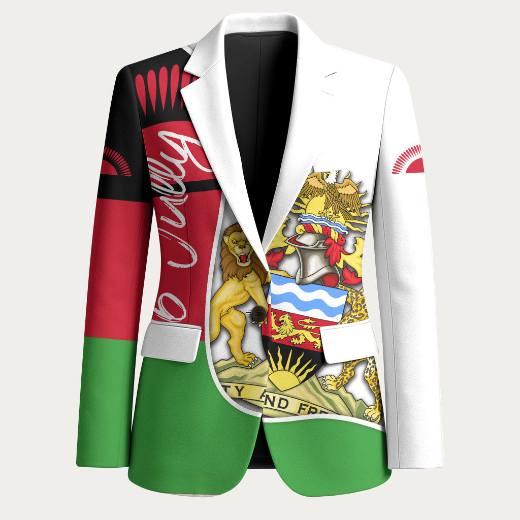 Malawi Independence Day 6 July Blazer Malawian Coat Of Arms Flag Ribbon